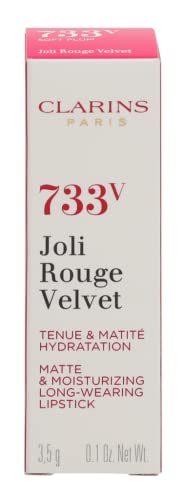 CLARINS JOLI ROUGE VELVET LIPSTICK 733V