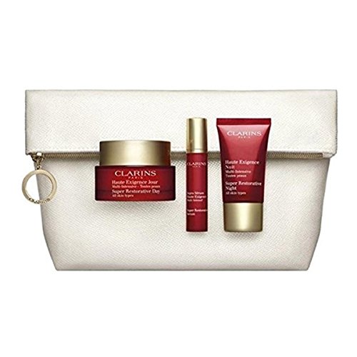 Clarins Multi-Intensive Lote Crema de Día para Todo Tipo de Pieles, Crema de Noche y UV Plus - 75 ml