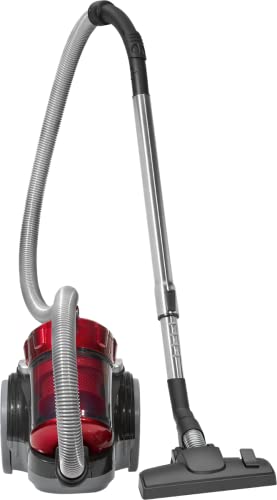Clatronic BS 1302 - Aspiradora ciclónica sin bolsa potente, 700 w, radio de acción 8.3 metros, color rojo