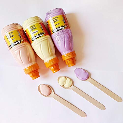 Cleopatre - PGN250x5P - Pack de 5 frascos de pintura guache, 250 ml, pastel