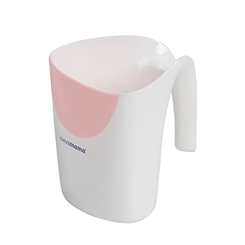 ClevaMama - ClevaRinse Recipiente De Enjuague Aclarador De Pelo Bebé Niño - 500 ml - Rosa, unisex