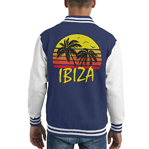 Cloud City 7 Ibiza Vintage Sun Kid's Varsity Jacket