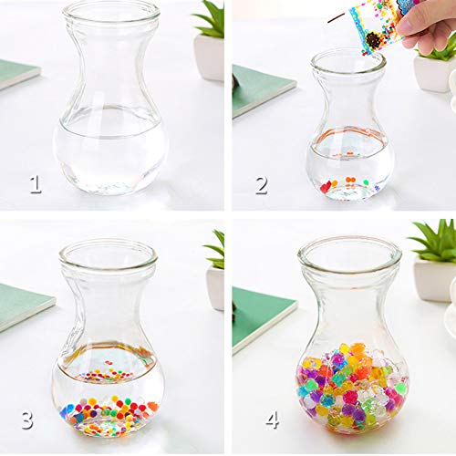 Cneng Juego de Perlas de Agua de 50.000 Perlas para Crecimiento, Perlas de Agua, Habilidades motoras Finas, Juego de Juguetes para Plantas, Relleno de jarrones, decoración Principal