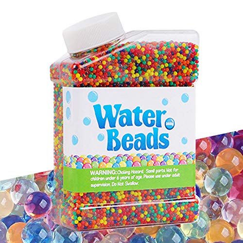 Cneng Juego de Perlas de Agua de 50.000 Perlas para Crecimiento, Perlas de Agua, Habilidades motoras Finas, Juego de Juguetes para Plantas, Relleno de jarrones, decoración Principal