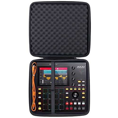 co2CREA Estuche de viaje duro para Akai Professional MPC One, negro