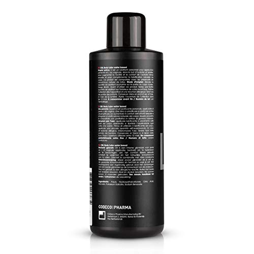 Cobeco Body lube - Lubricante base agua, 1000 ml