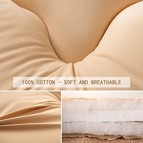 Colchones Colchón Futon Japones Plegable,Futon Japones para Dormir Suelo,Colchón De Futón,Tapete De Tatami Grueso para Dormir,Cama para Niños,Colchón para Dormitorio De Estudiantes Textiles del hogar