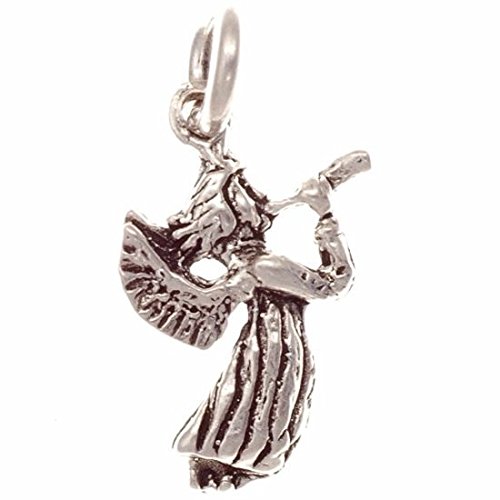 Colgante, ángel con trompeta