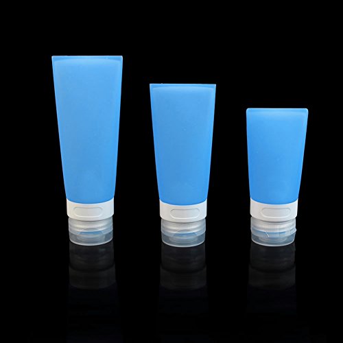 collectsound - Botella de Viaje de Silicona vacía para champú o Tubo de cosméticos portátil, Rosa, 80 ML