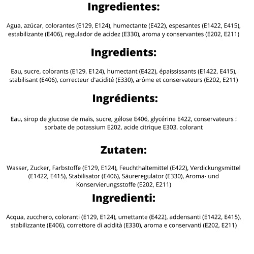 Colorante Alimentario en Gel - Ideal para Repostería (fondant, buttercream, bizcochos...) - 35 Gramos (Extra Rojo)