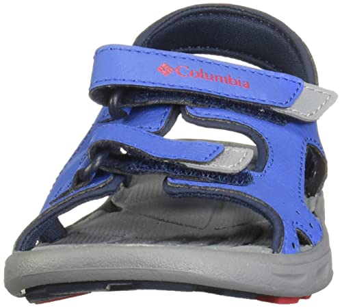 Columbia Childrens TECHSUN Vent, Sandalias, Azul (Stormy Blue/Mountain Red), 28 EU