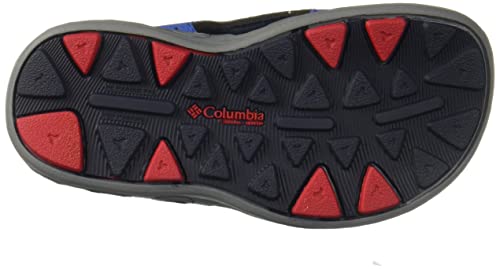 Columbia Childrens TECHSUN Vent, Sandalias, Azul (Stormy Blue/Mountain Red), 28 EU
