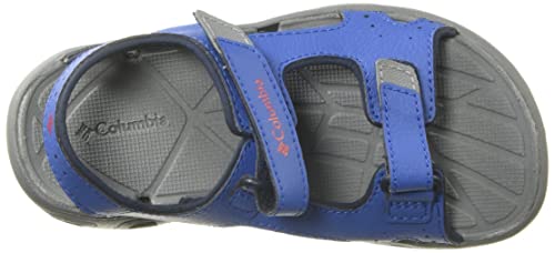 Columbia Childrens TECHSUN Vent, Sandalias, Azul (Stormy Blue/Mountain Red), 28 EU