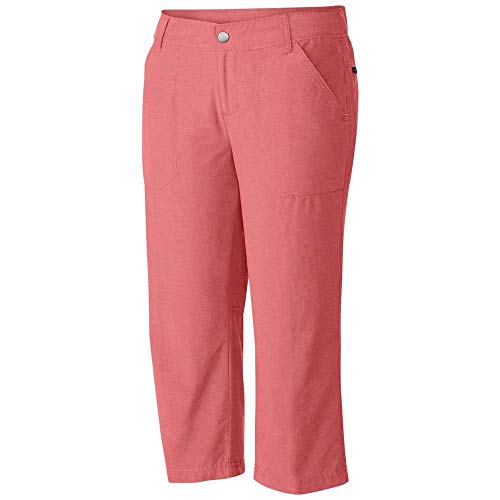 Columbia Pantalón capri para mujer, Rosa (Coral Bloom), ES 36 (UK 4)