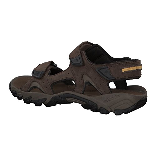 Columbia Santiam 3 Strap, Zapatillas Hombre, Brown (Cordovan, Dark Banana 231), 44 EU