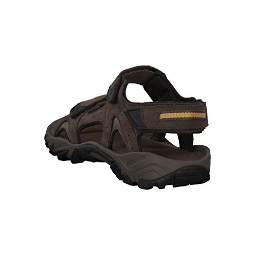 Columbia Santiam 3 Strap, Zapatillas Hombre, Brown (Cordovan, Dark Banana 231), 44 EU