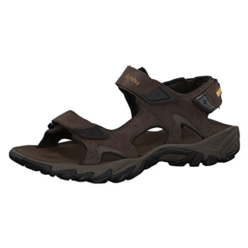 Columbia Santiam 3 Strap, Zapatillas Hombre, Brown (Cordovan, Dark Banana 231), 44 EU