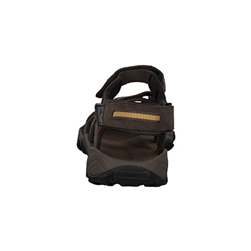 Columbia SANTIAM 3 Strap, Zapatillas Hombre, Marrón (Cordovan/Dark Banana), 43 EU