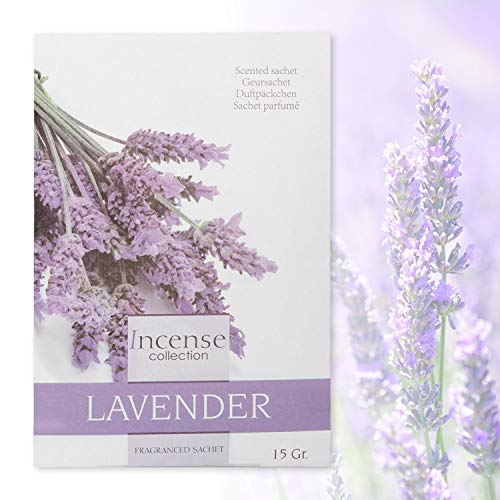 com-four® 12 Bolsitas perfumadas con Diferentes Aromas - Bolsitas para baño, cajones, armarios, Habitaciones y Coches (12 Piezas 3 Veces por Fragancia)