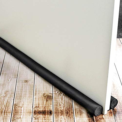 com-four® 3X tapón de Tiro para la Puerta - Junta Inferior de la Puerta - tapón de Tiro con Doble Junta - protección contra Corrientes de Aire y Ruido - 86 cm (003 Piezas)