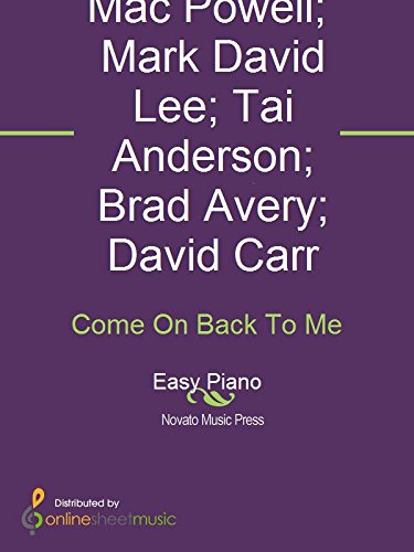 Come On Back To Me (English Edition)