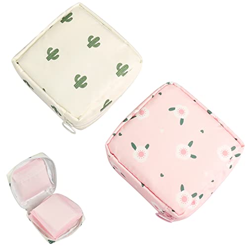 Comius Sharp Bolsa Para Guardar Compresas 2 Piezas Del Kit De Periodos Para La Escuela De Tampones De Colección Bolsas Femenina Menstruación Primer Período Bolsas Para Mujeres Y Niñas