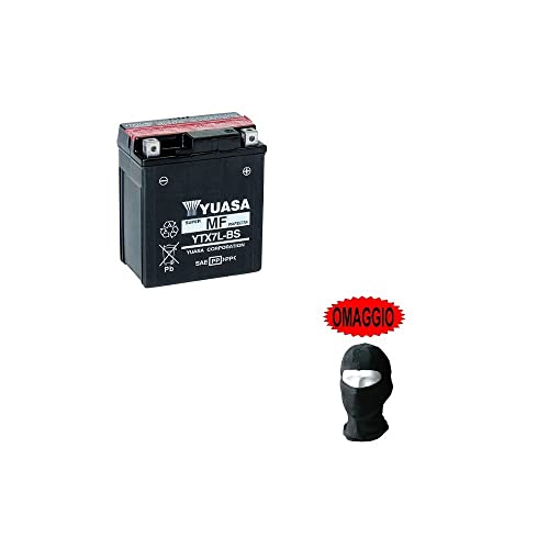 Compatible con Benelli Caffè Nero 150 2008-2012 BATERIA YUASA YTX7L-BS 12V / 6AH (Completamente Sellado) BATERIAS para Moto Scooter ESPECÍFICAS YA Listo 115X72X132MM