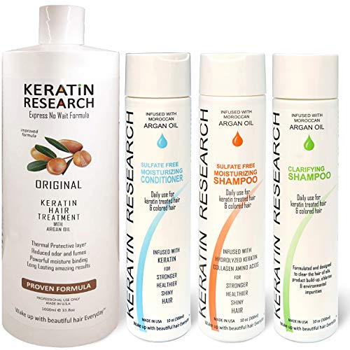 Complex Brazilian Keratin Hair Blowout Treatment Professional Results Straighten and Smooths Hair XL set Queratina Keratina Brasilera Tratamiento