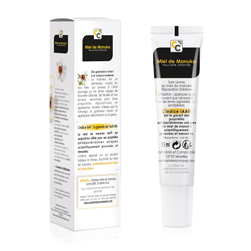 Comptoirs & comp Balsamo labial miel manuka 15ml comptoirs 1 Unidad 100 g