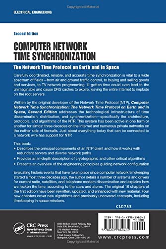 Computer Network Time Synchronization: The Network Time Protocol on Earth and in Space, Second Edition