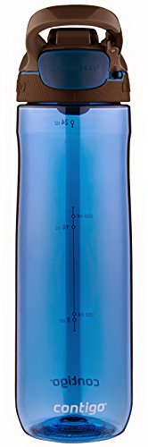 Contigo Cortland - Botella de hidratación, color azul Mónaco / gris, 720 ml