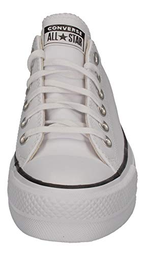 CONVERSE - CTAS Lift Clean OX 561680C - White Black, Tamaño:37 EU