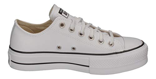 CONVERSE - CTAS Lift Clean OX 561680C - White Black, Tamaño:37 EU