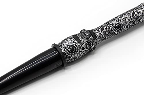 Corioliss GLAMOUR WAND | Rizador para Mujeres | Ondulador de Cabello | Con control de temperatura (Silver Paisley Soft Touch)