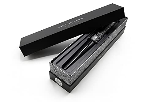 Corioliss GLAMOUR WAND | Rizador para Mujeres | Ondulador de Cabello | Con control de temperatura (Silver Paisley Soft Touch)