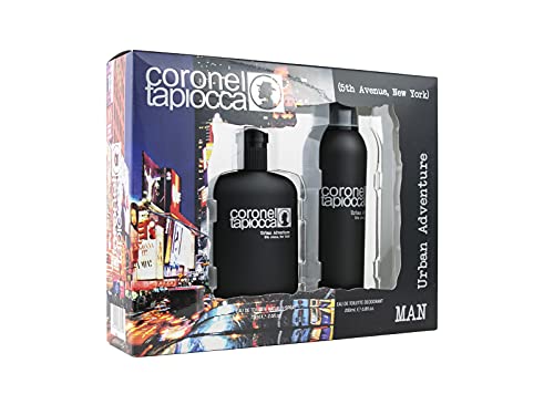 Coronel Tapiocca - New York Estuche de Regalo para Hombre, Eau de Toilette 75 ml y Desodorante en Spray 200 ml