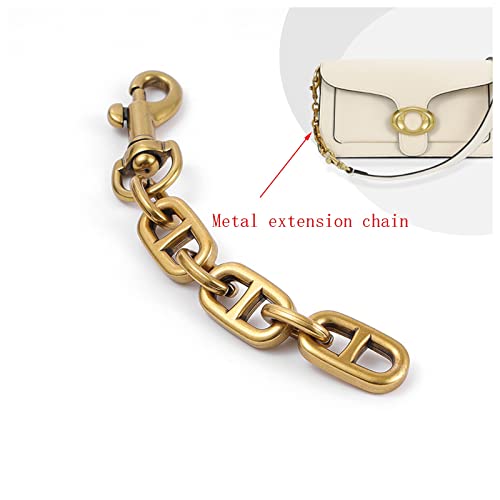 correa bolso bandolera Reemplazo De Cadenas Planas Extiende Las Cadenas De La Bolsa De Hierro Correas De Hombro Monedero Cadenas De Enlace, Hebillas De Gancho De Diapositivas De Metal For Bricolaje Bo