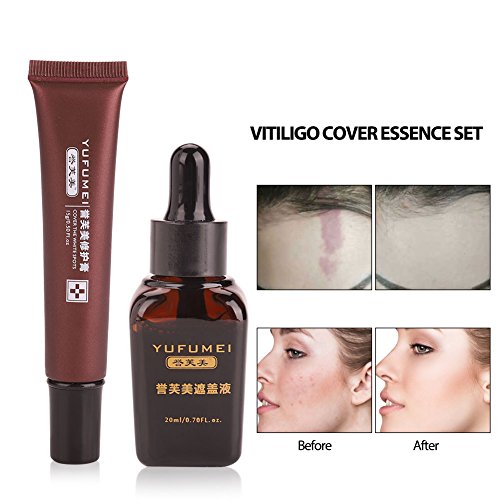 Corrector, vitíligo profesional, tapa, juego de líquidos, cicatriz, tatuaje, corrector, escondido, manchas, marcas de nacimiento, por Filfeel