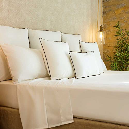 COTTON ARTean Juego de sabanas ALGODÓN ORGANICO Beige Cama de 150 x 190/200. 100% ALGODÓN ORGÁNICO.