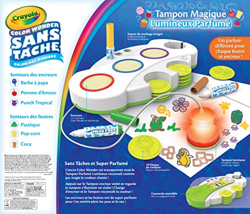 Crayola Color Wonder – Color Wonder – Le colorear mágico sin mancha – Unidad de sellos luminoso perfumadas – tema dulces, 75 – 2575-f-000, mixta , color/modelo surtido