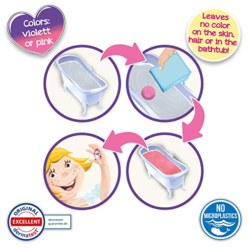 CRAZE INKEE Pack 3 Bombas de Baño Infantiles de Unicornios con Regalo Sorpresa figurita de Unicornio. para Bañera o Piscina 29428
