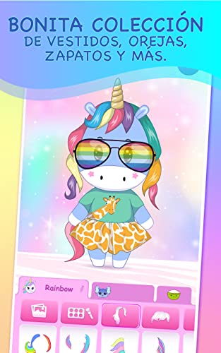 Creador de Avatar de Vestido de Unicornio Chibi
