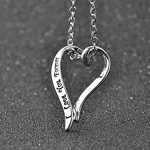 Creativo Nicho Simple Personalidad Joyería De Moda Amor Moda Mujer Collar El Significado Del Amor Colgante Collar