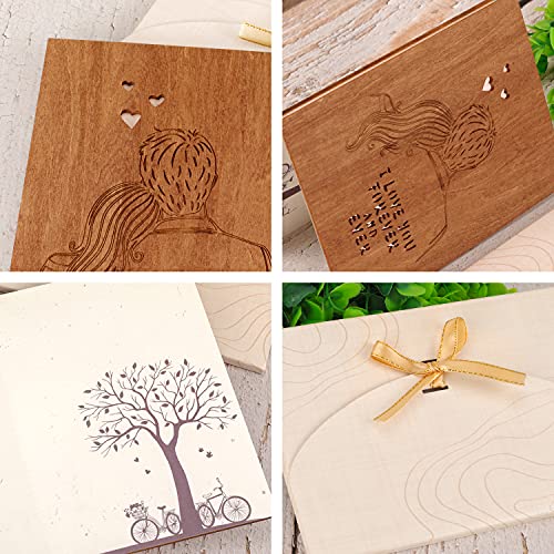 Creawoo Tarjeta de felicitación de amor hecha a mano, Te amo para siempre y siempre Aniversario, Aniversario, Boda, Citas, Tarjeta de regalo del día de San Valentín para Ella Esposa Esposo