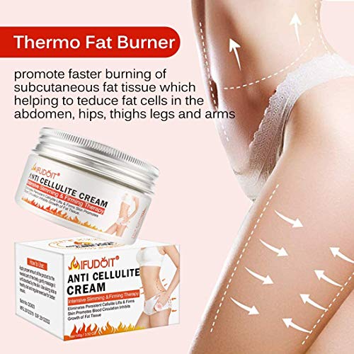 Crema Anticelulítica,Crema reductor anticelulítico,Crema de Adelgazar Crema Caliente Profesional, Pueden Reducir Eficazmente la Grasa del Vientre, las Nalgas y las Piernas (100g)