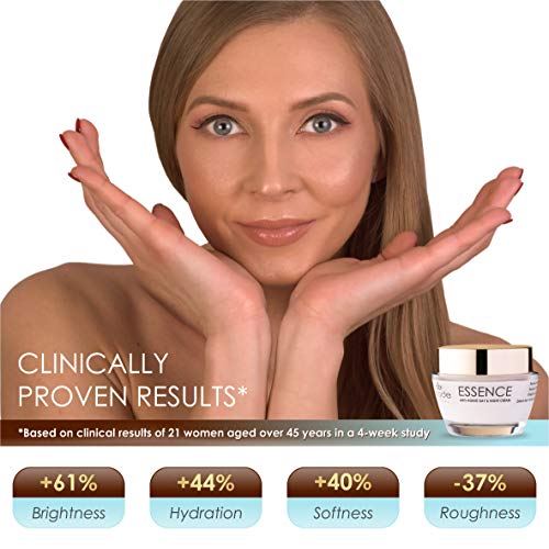 Crema Antiedad de Día y Noche Essence Ecode Natural, con extracto de Edelweiss, activo de rosa alpina y complejo de ácido hialurónico, de 50 ml