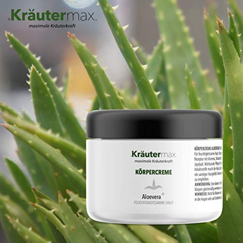 Crema Corporal Aloe Vera Crema cutánea con extracto de hoja para todo el cuerpo 1 x 250 ml
