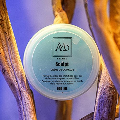 Crema de cabello Sculpt a base de arcilla y de cera | fabricado en Francia cosmética AMD