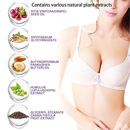 Crema De Pecho De Lactancia Para Mujeres De 60 Ml, Extracto De Semilla De Uva, Crema De Masaje Reafirmante Para El Pecho, Crema De Masaje Para Agrandar Los Senos