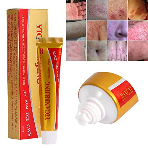 Crema de psoriasis para el tratamiento del eccema natural de 15 g, humectante suave natural orgánico para pieles sensibles con tendencia a la costra láctea (dermatitis seborreica infantil), erupciones